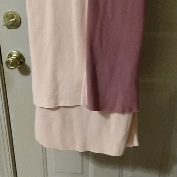 80s two toned color block sweater skirt set - Picture 8 of 11